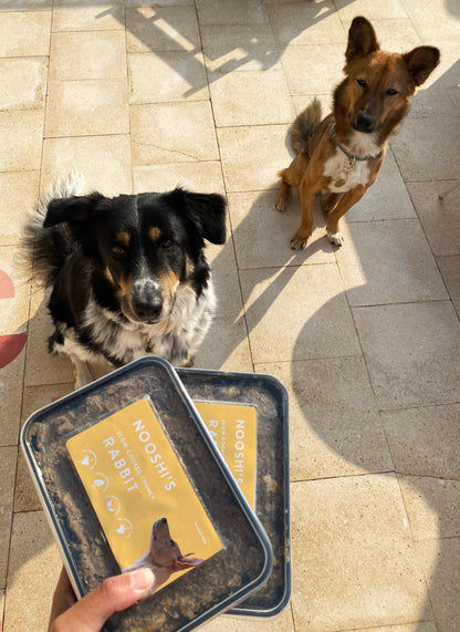 Slow-Cooked Ground Rabbit for Dogs