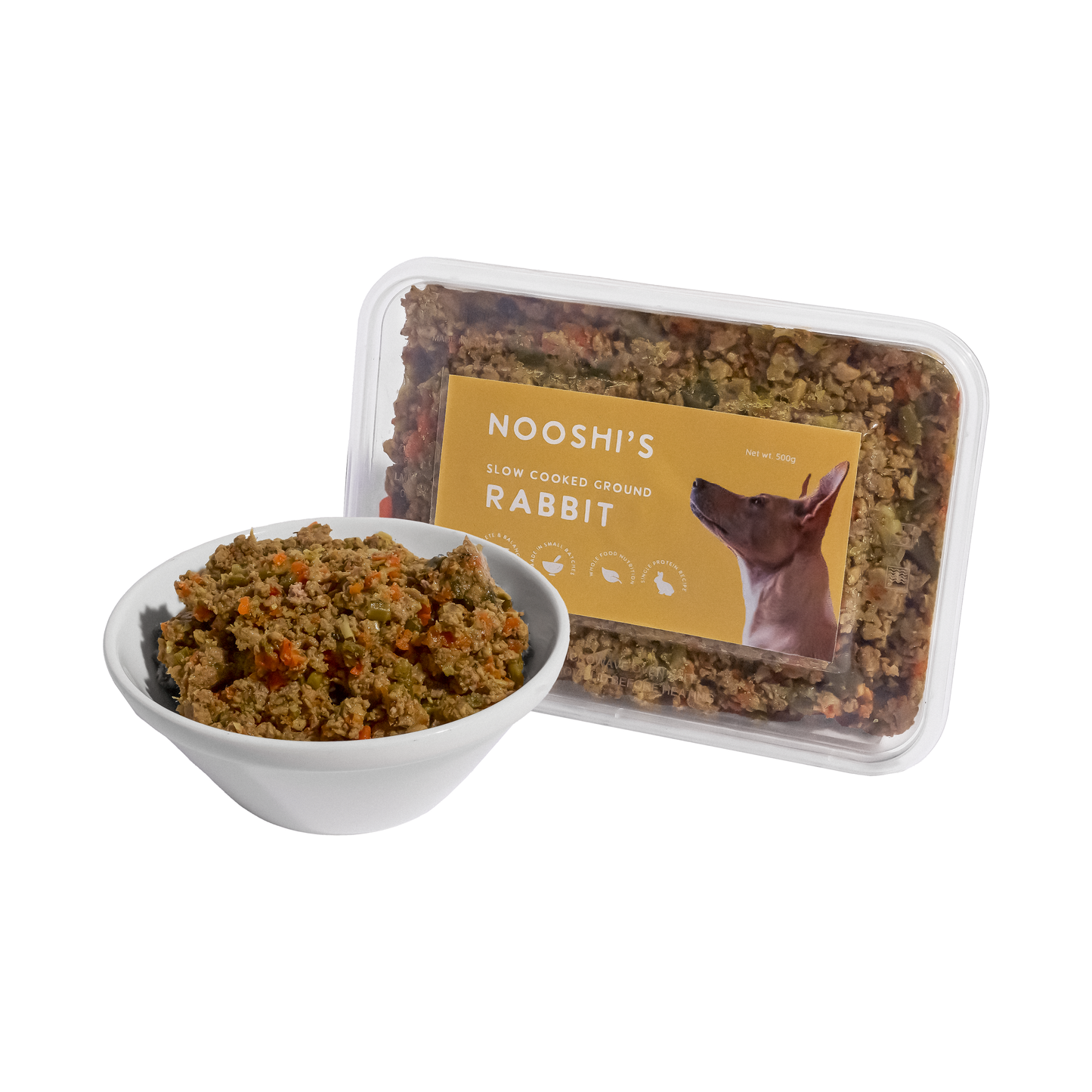 Slow-Cooked Ground Rabbit for Dogs